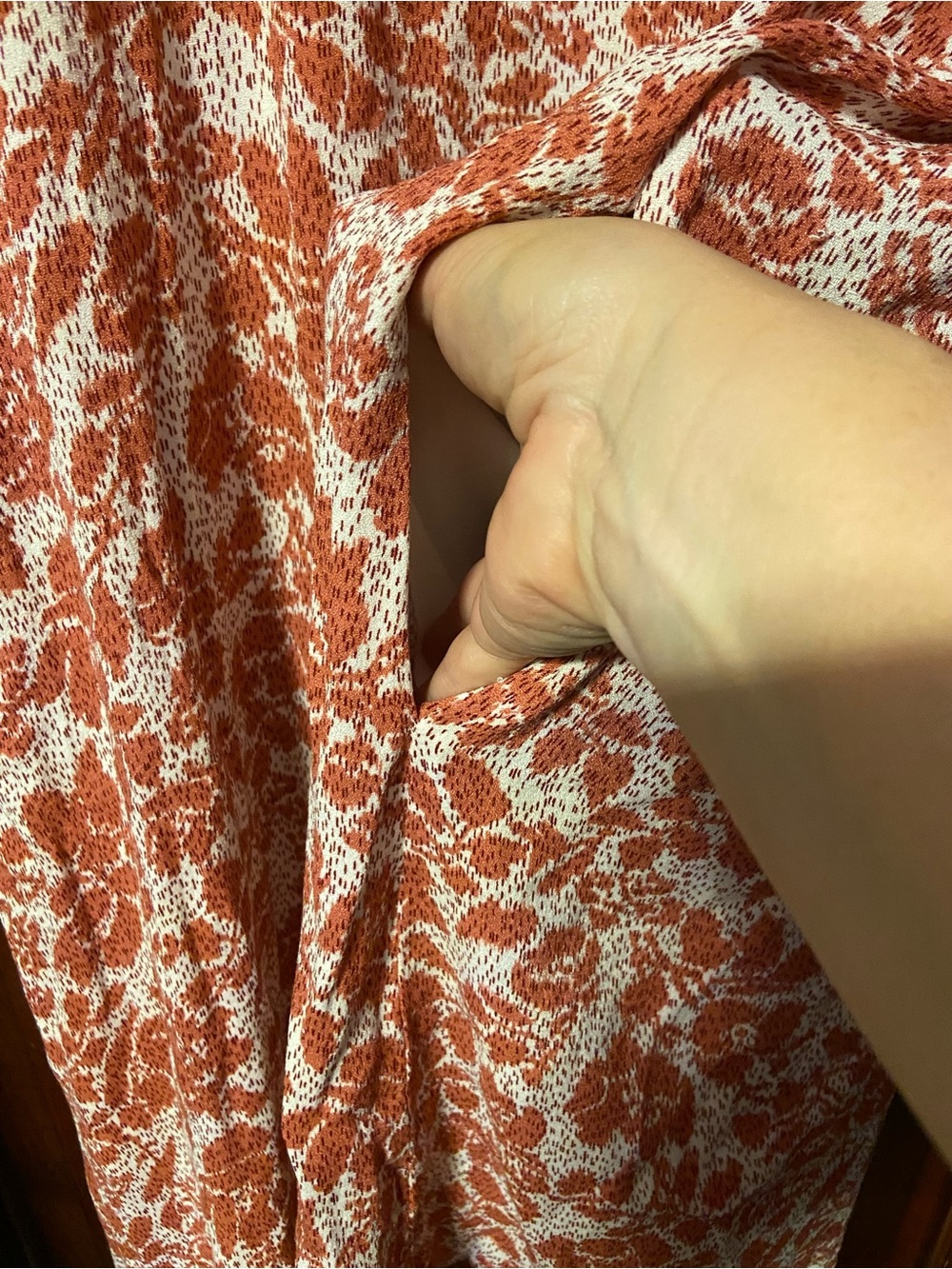 GAP Floral A-Line Swing Dress - Women’s size L - EUC - Picture 13 of 13